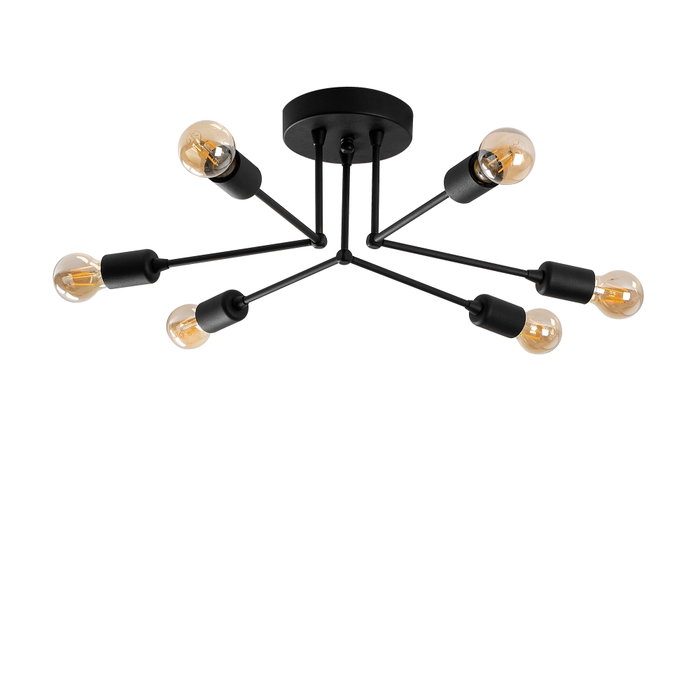 Opviq Sparrow - 1231 Lámpara de araña de metal negro Opviq Sparrow - 1231 Lámpara de araña de metal negro